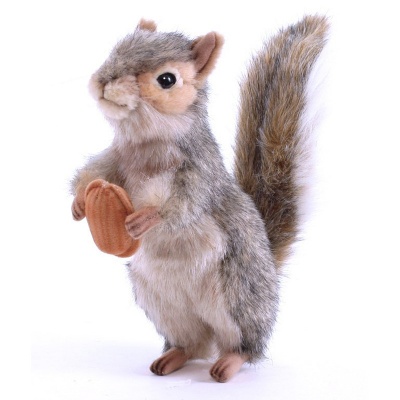 Hansa Squirrel with Nut Soft Toy